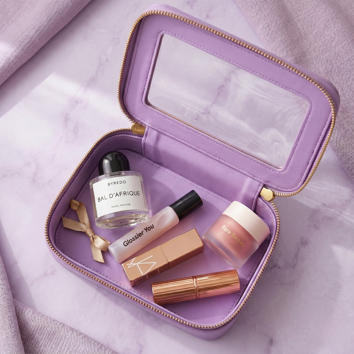 Single Zip Case in Lilac