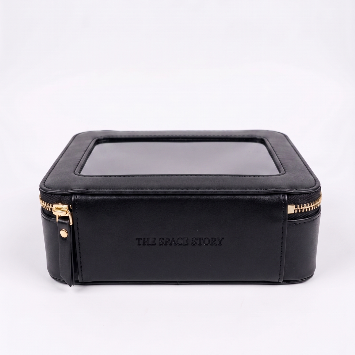 Single Zip Case in Black, closed