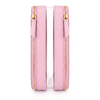 Double Zip Case in Pink Aura, open