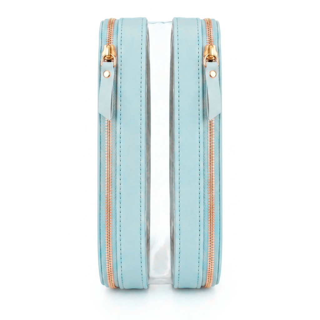 Double Zip Case - Celestial Blue