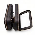 Double Zip Case - Jet Black