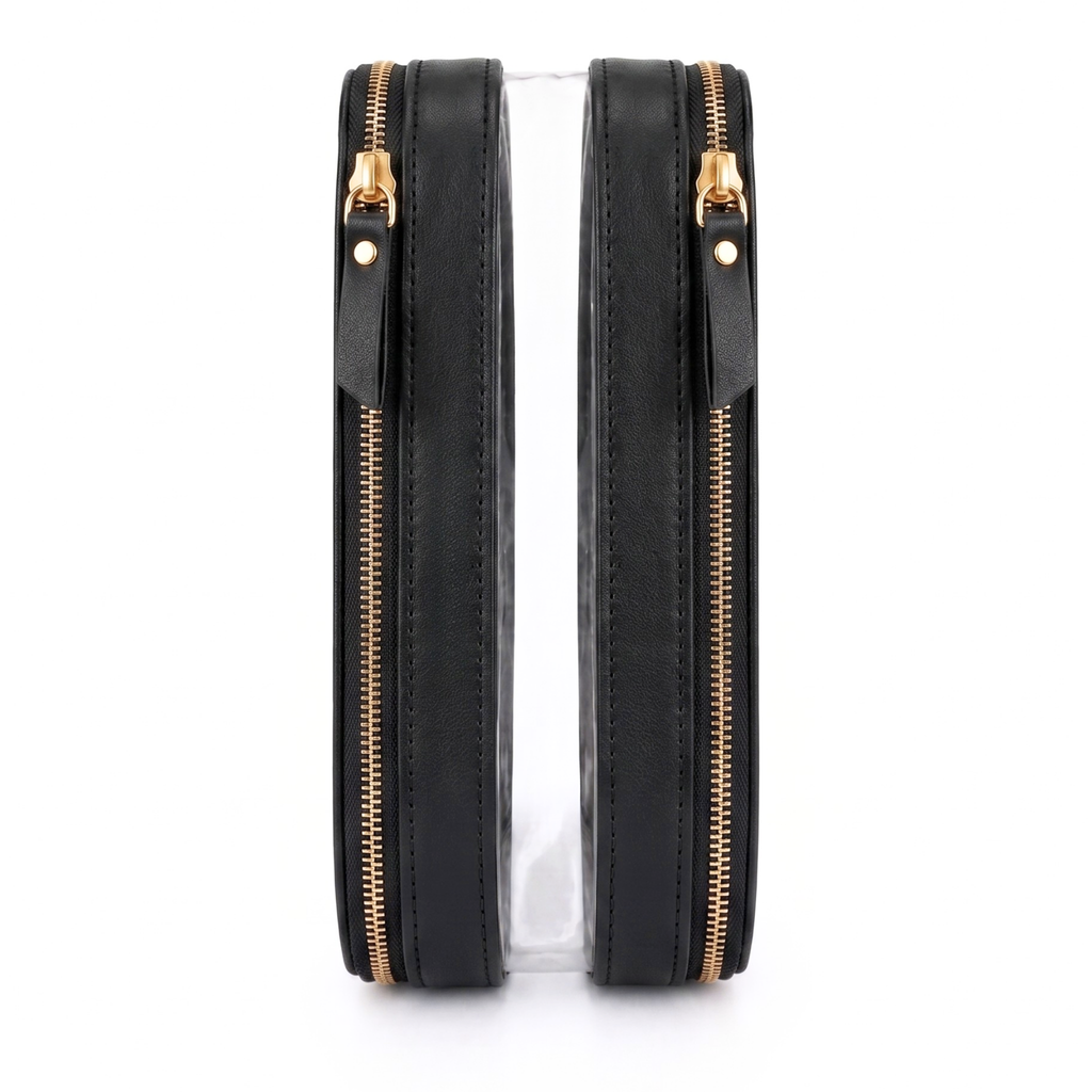 Double Zip Case - Jet Black