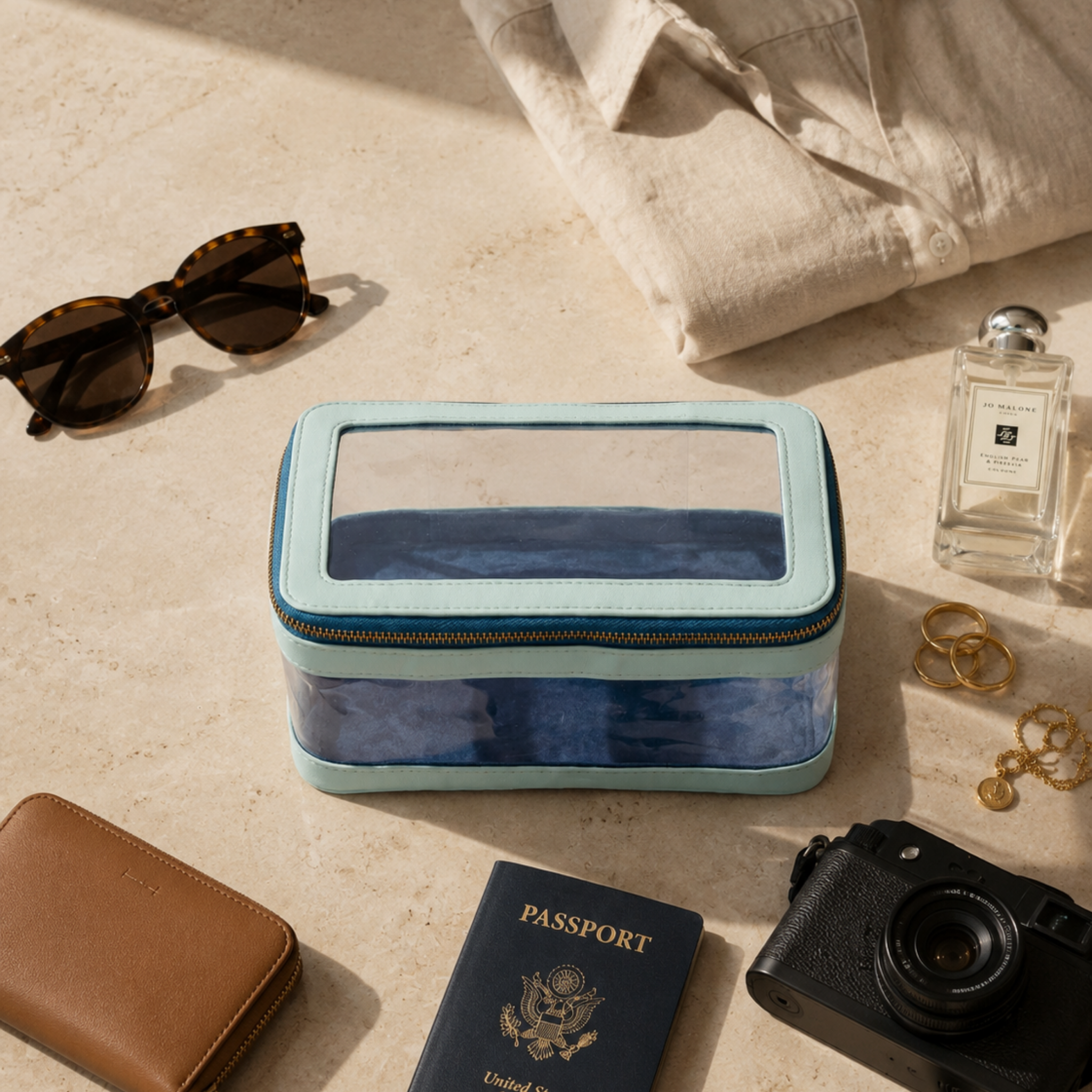 Velvet View Jumbo Case - Blue Haven