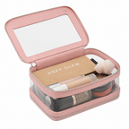 Double Zip Case in Peach Aura