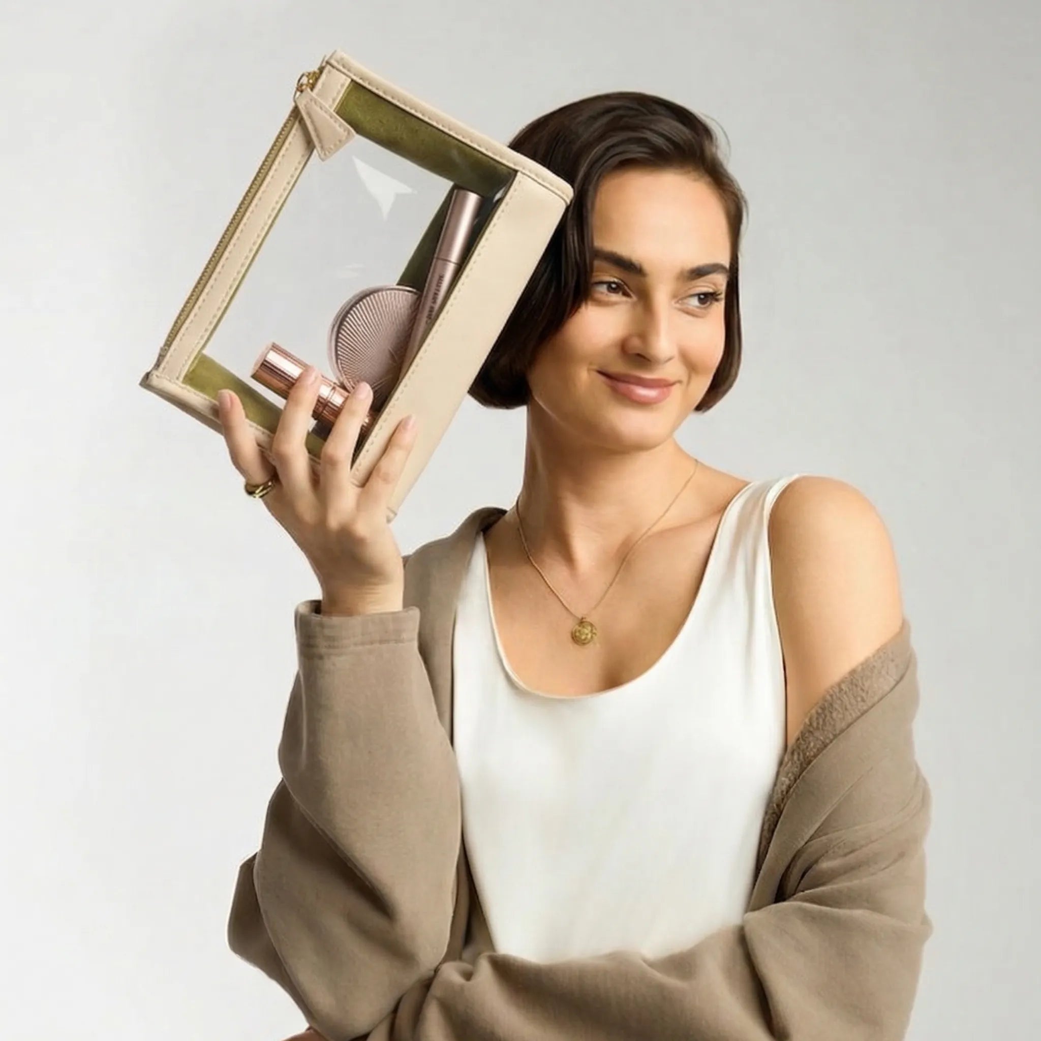 Velvet View Slim Case - Beige Sage
