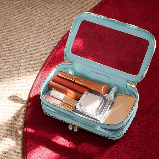 Double Zip Case - Celestial Blue