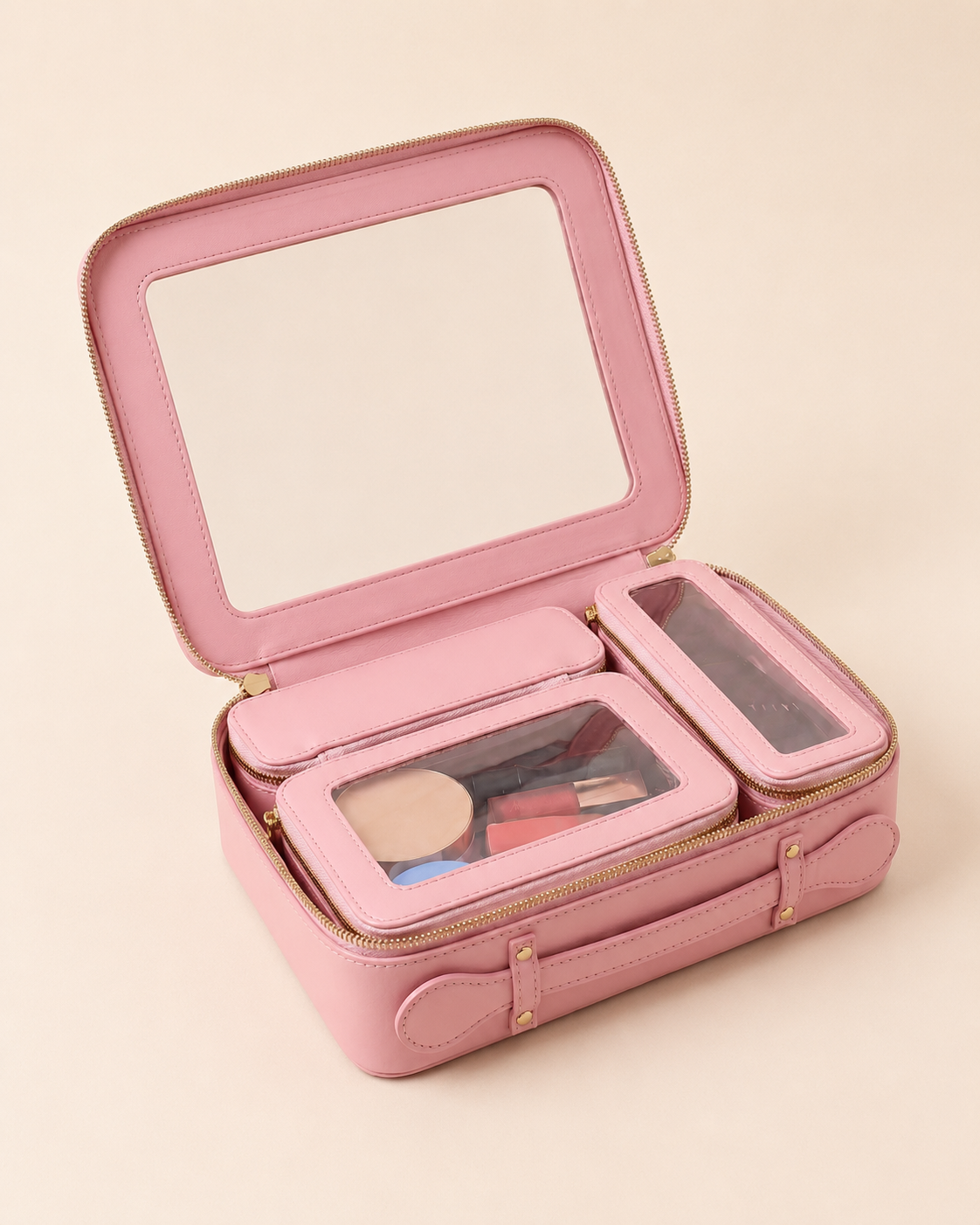 The 4-in-1 Case in Pink Aura, open