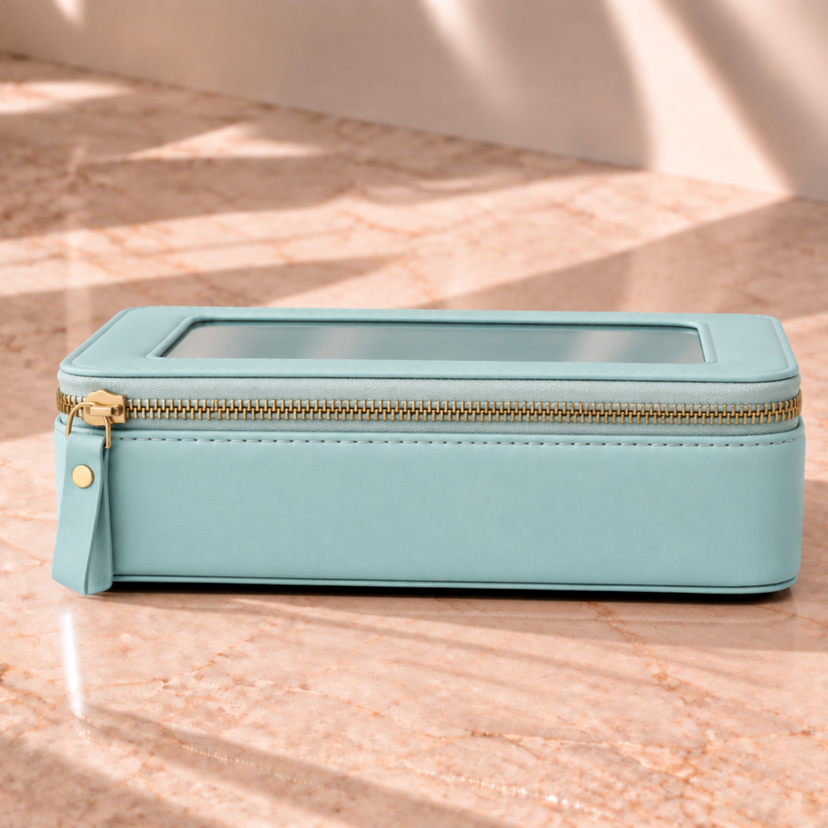 Single Zip Case in Celestial Blue