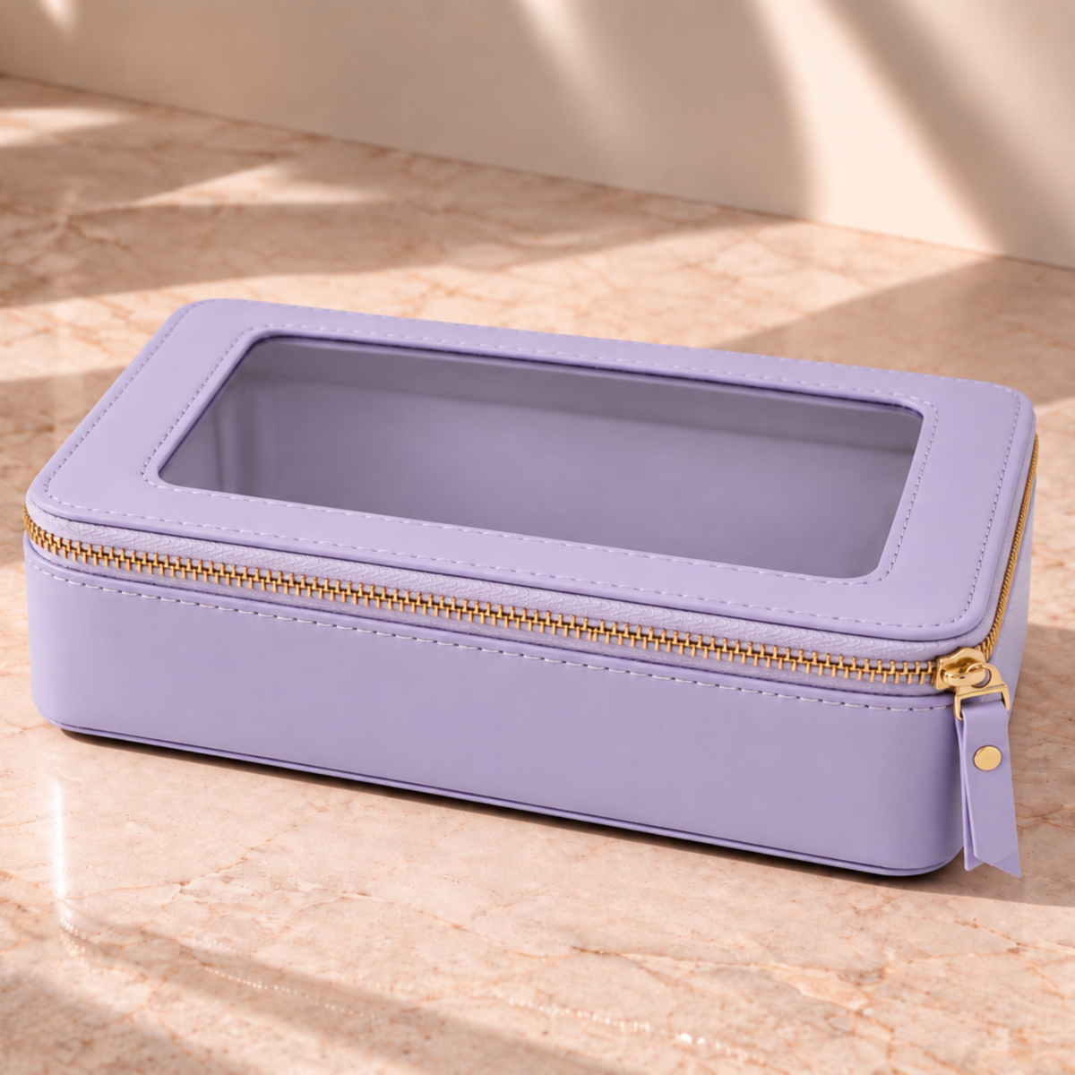 Single Zip Case in Lilac