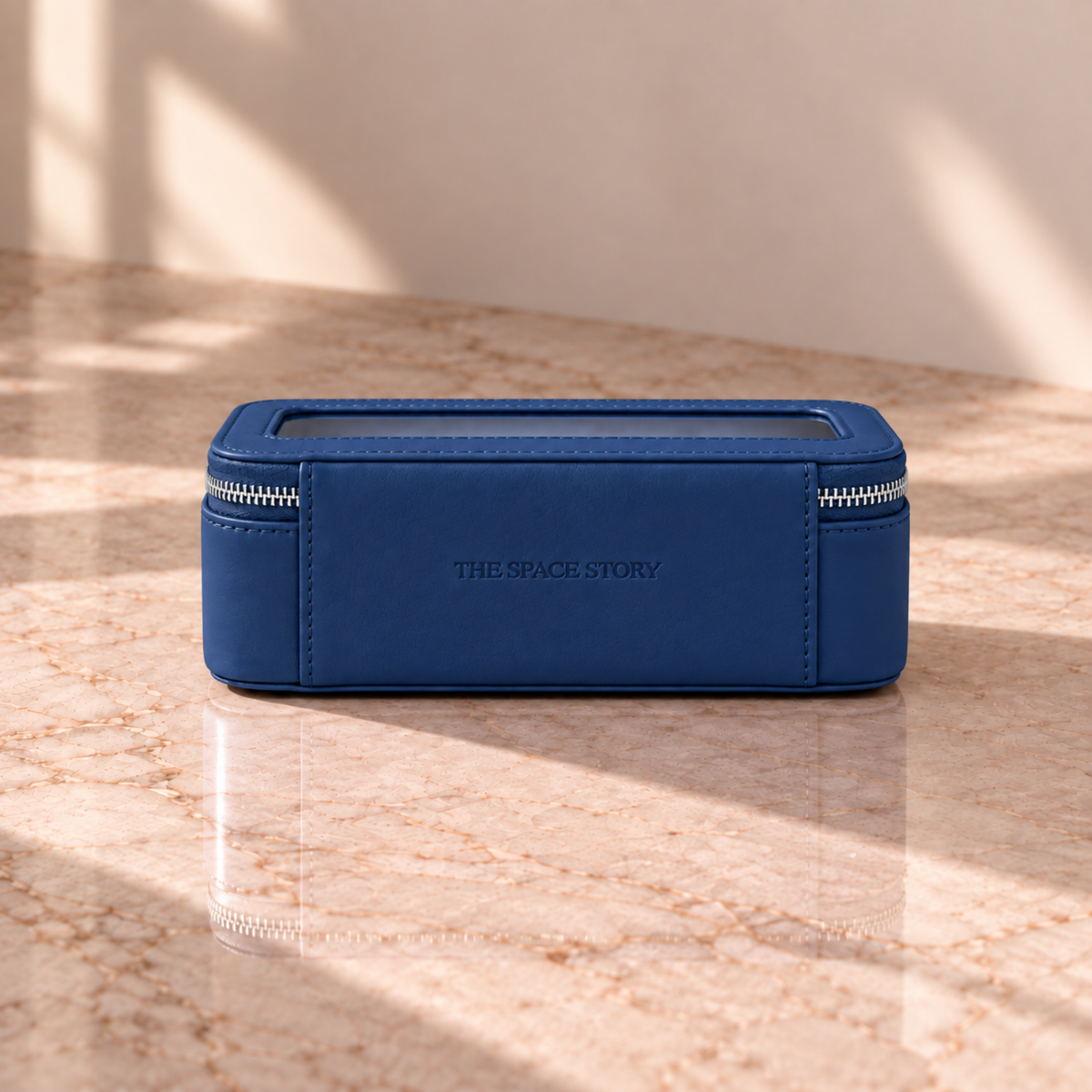 Single Zip Case in Midnight Blue